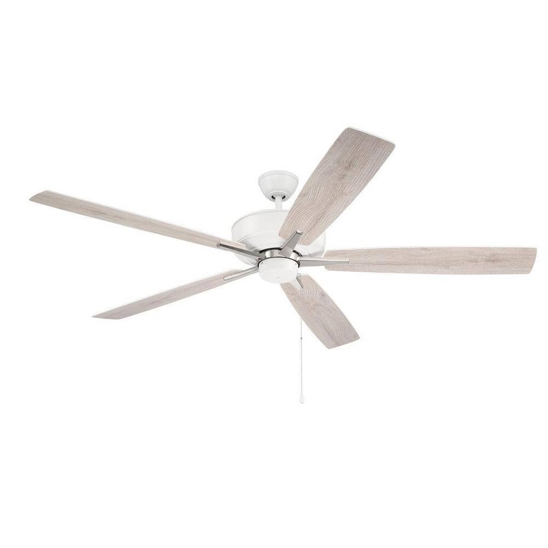 CRAFTMADE Super Pro 60 in. 3-Speed Reversible Motor Ceiling Fan in White - Image 7