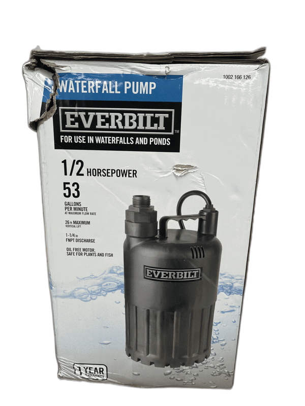 Everbilt 1/2 HP Waterfall Submersible Utility Pump - Image 10