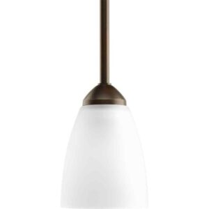 Progress Lighting Gather Collection 1-Light Antique Bronze Mini Pendant