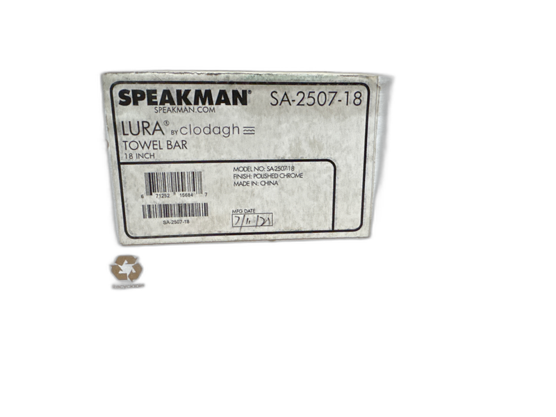 Speakman Lura 18 in. Wall Mount Towel Bar in Polished Chrome - Image 2