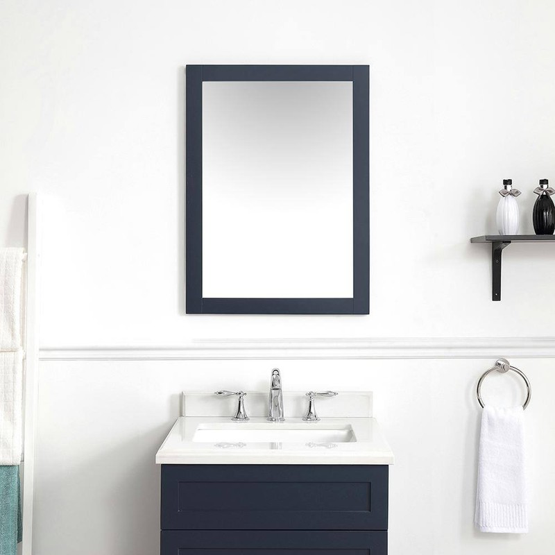 HDC Lincoln 22 in. W x 30 in. H Rectangular Wall Mount Bathroom Vanity Mirror - Image 6