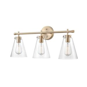 Millennium Lighting 27 in. 3-Light Modern Gold Vanity Light