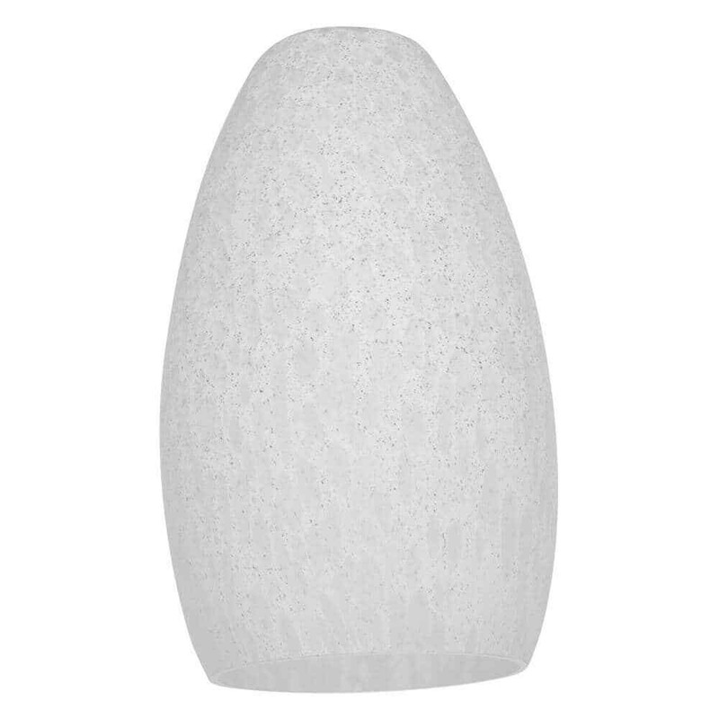 Access Lighting Inari Silk 5 in. White Stone Glass Finish for Indoor Shades 2PK - Image 2