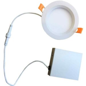 Bulbrite 3" Canless 2700K 50W Eq LED Baffle Recessed Downlight w/ J-Box 2-Pack