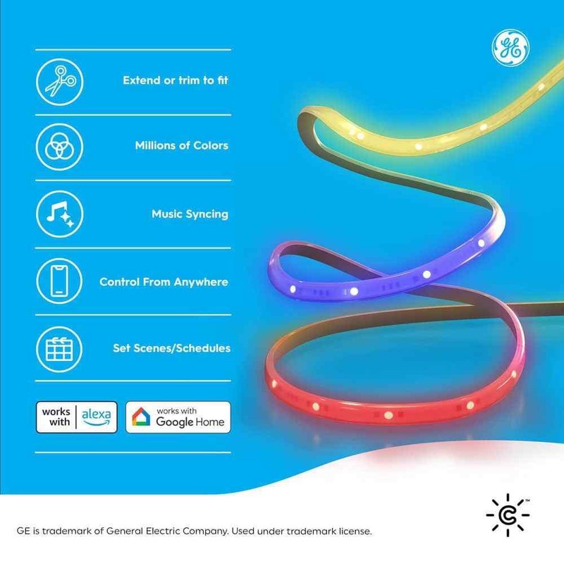 Cync 16 ft. Indoor Premium Light Strip Light - Image 3