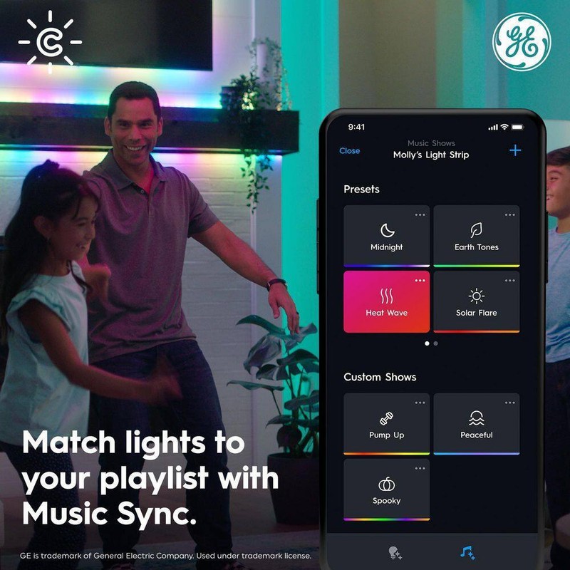 Cync 16 ft. Indoor Premium Light Strip Light - Image 6