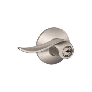 Schlage Sacramento Satin Nickel Keyed Entry Door Handle