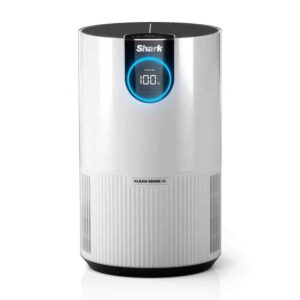 Shark True Console Air Purifier 500 sq ft HEPA CleanSense IQ Odor Lock White