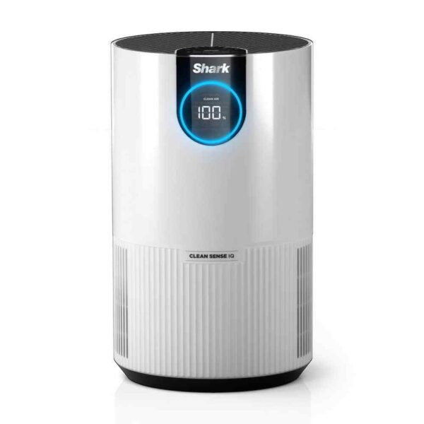 Shark True Console Air Purifier 500 sq ft HEPA CleanSense IQ Odor Lock White