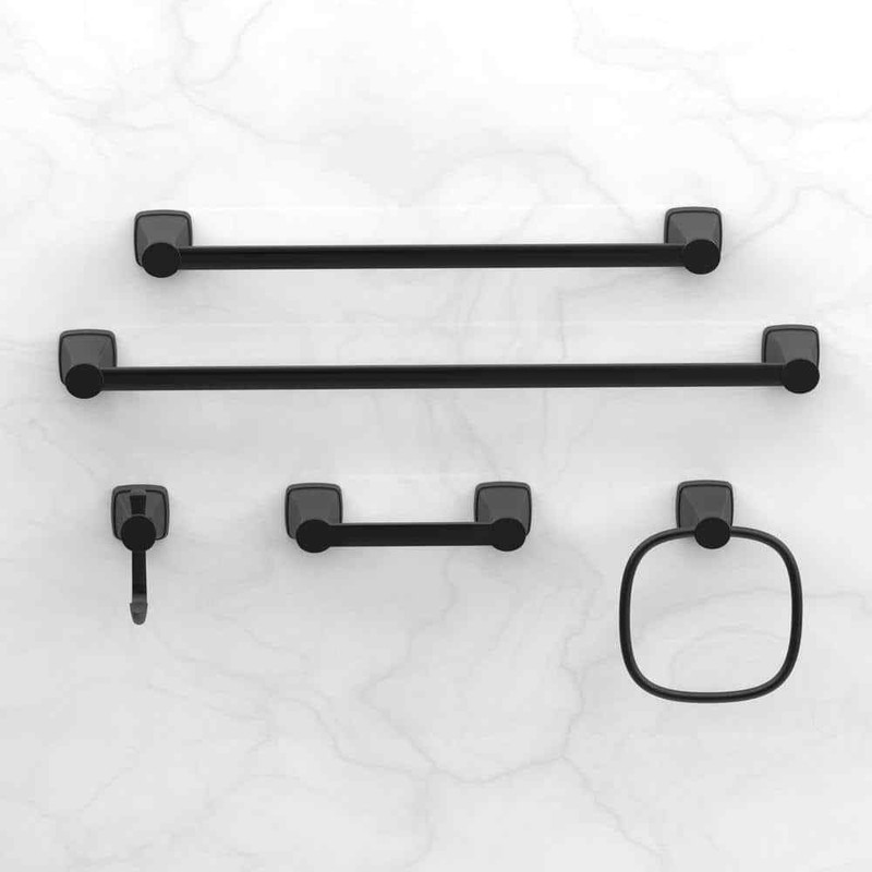 Glacier Bay Calandine 18in Towel Bar Matte Black - Image 5