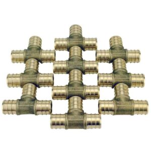 Apollo 3/4 in. Brass PEX-B Barb Tee (10-Pack)