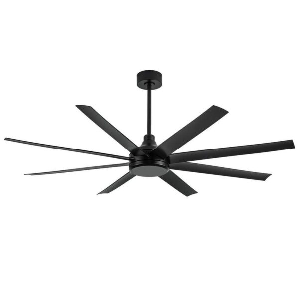 Breezary Melissa 65 in. 6 Fan Speeds Ceiling Fan in Black with Remote Control