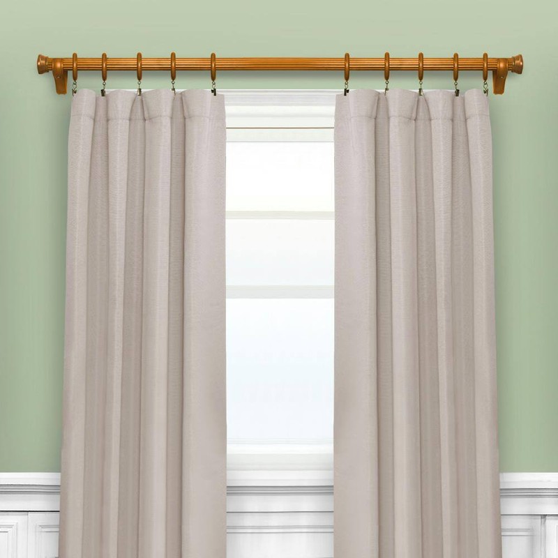Lumi Mix And Match Heritage Oak Wood Curtain Rod Finial (Set of 2) - Image 6