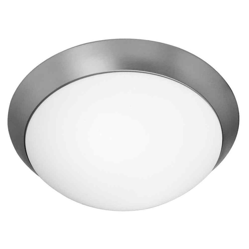 Access Lighting Cobalt 11 in. 2-Light Brushed Steel Flush Mount - Image 2