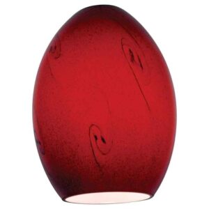 Access Lighting FireBird 6 in. Red Sky Glass Finish for Indoor Shades