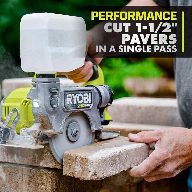 RYOBI ONE+ HP 18V Cordless Handheld Wet/Dry Masonry Tile Saw (Tool Only) - Image 4