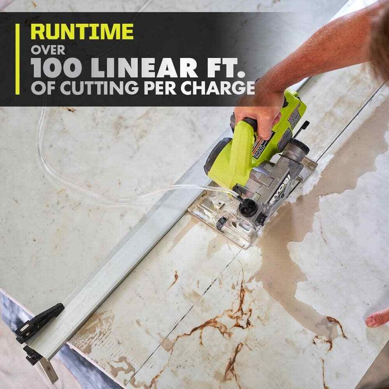 RYOBI ONE+ HP 18V Cordless Handheld Wet/Dry Masonry Tile Saw (Tool Only) - Image 5