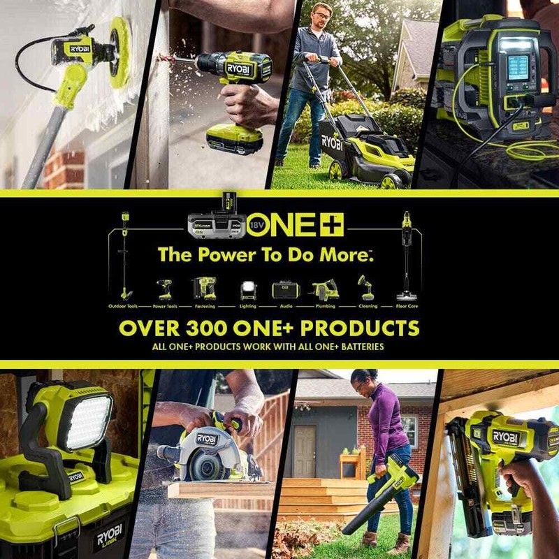 RYOBI ONE+ HP 18V Cordless Handheld Wet/Dry Masonry Tile Saw (Tool Only) - Image 15
