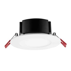 CE Box on Top Integrated LED 4 in Round  Canless Recessed Light,White Soft White