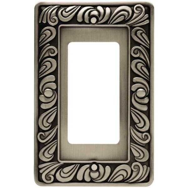 Liberty Pewter 1-Gang Decorator/Rocker Wall Plate (1-Pack)