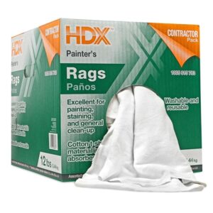 HDX 12 lb. HDX Painter's Rags Box