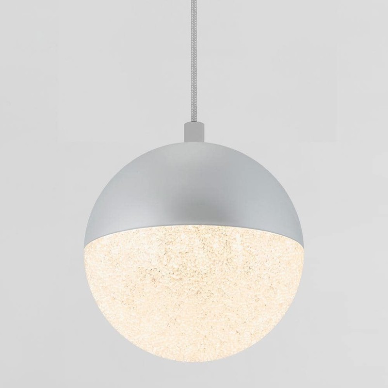 Artika Sparkle 7W 1-Light Glam Chrome Integrated LED Pendant Light Fixture - Image 6