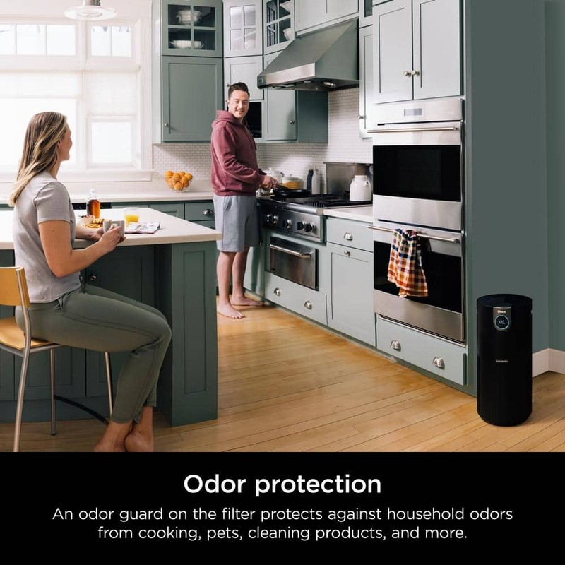 Shark True Console HEPA Air Purifier 1000 Sq Ft CleanSense IQ Odor Lock Black - Image 8