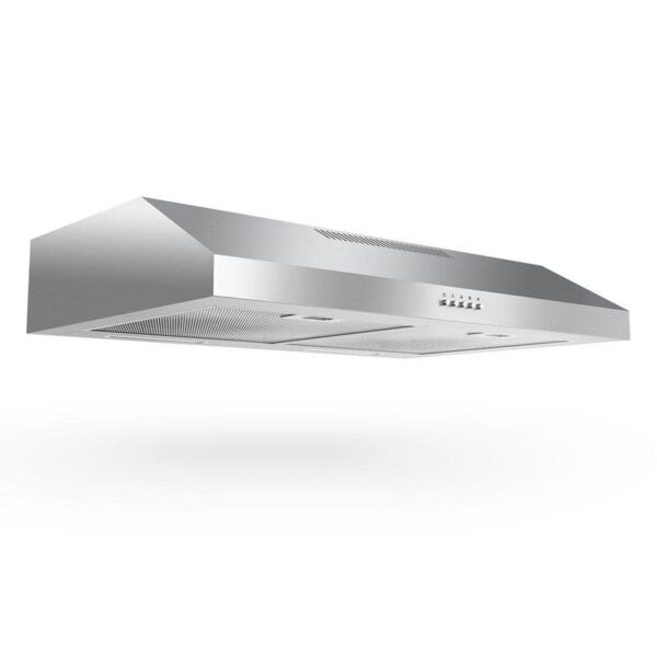 Velivi 30 in. 600 CFM Convertible Ductless Under Cabinet Range Hood With 3 Speed