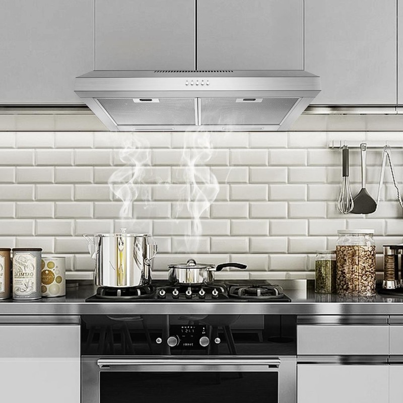 Velivi 30 in. 600 CFM Convertible Ductless Under Cabinet Range Hood With 3 Speed - Image 11