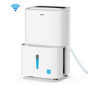 Edendirect 150 Pt Portable Dehumidifier 7000 Sq Ft White WiFi Pump