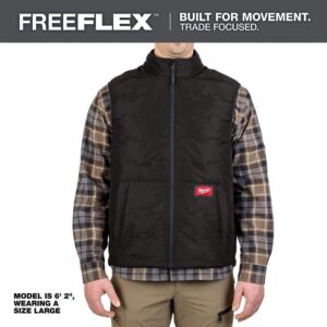 Milwaukee Men's X-Large Black FREEFLEX Lightweight Insulated Vest