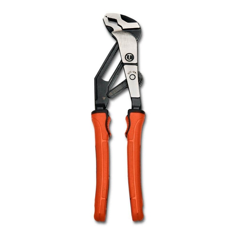 Crescent 8 in. Z2 Auto-Bite V-Jaw Tongue & Groove Pliers with Dual Material Grip