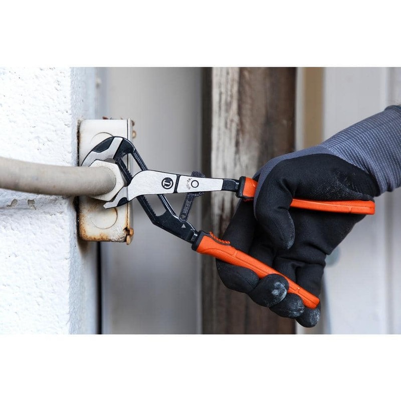 Crescent 8 in. Z2 Auto-Bite V-Jaw Tongue & Groove Pliers with Dual Material Grip - Image 8