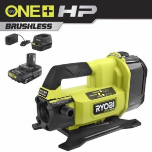 RYOBI ONE+ HP 18V 1/4 HP Cordless Transfer Pump w Battery & Charger