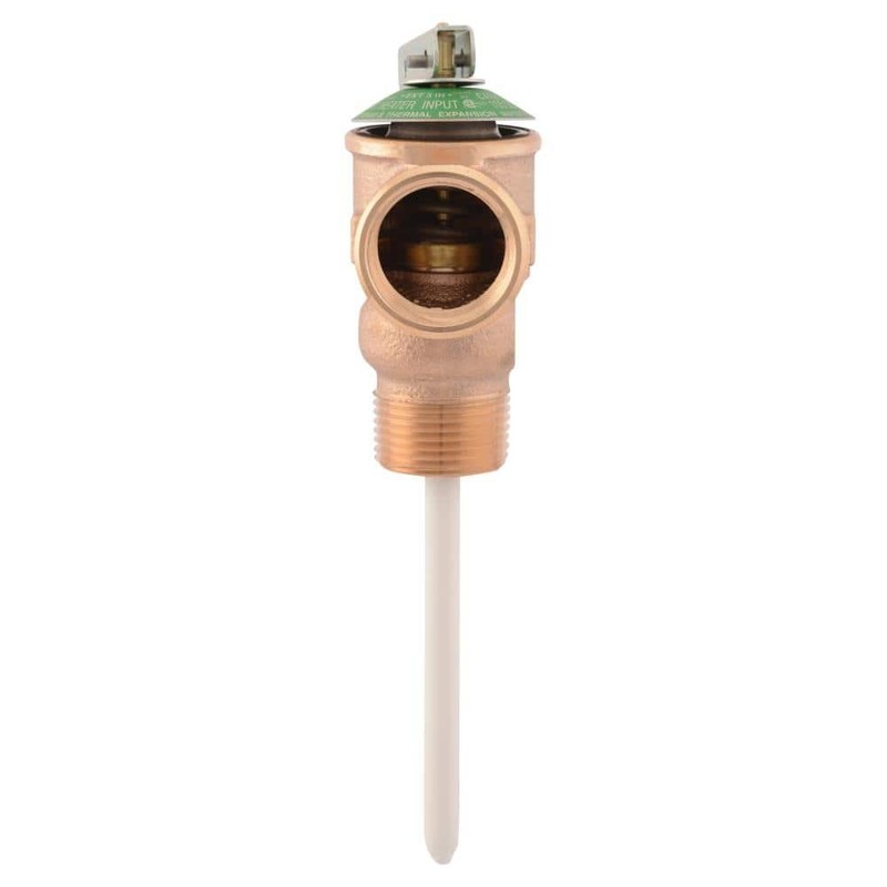 Cash Acme 3/4 in Bronze NCLX Temperature Pressure Relief Valve 1-1/4 in Shank - Image 3