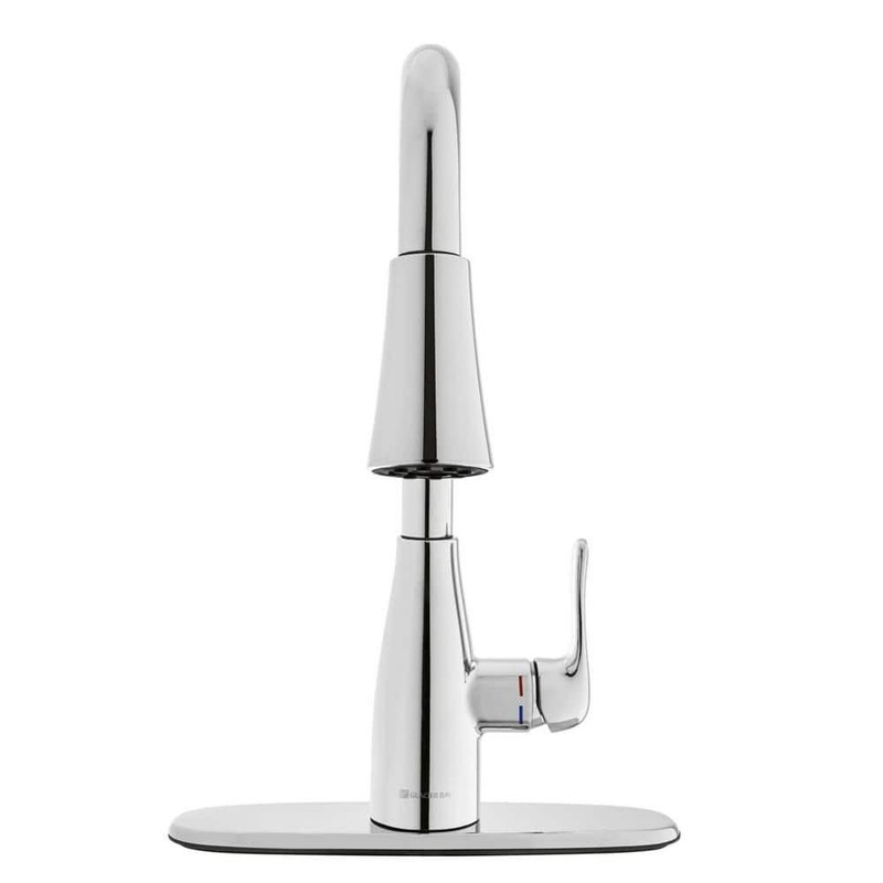 Glacier Bay McKenna Single-Handle Pull Down Sprayer Kitchen Faucet in Polished C - Image 5