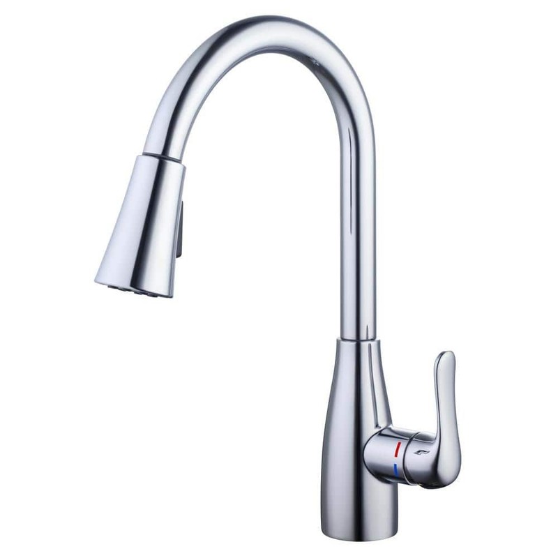 Glacier Bay McKenna Single-Handle Pull Down Sprayer Kitchen Faucet in Polished C - Image 6