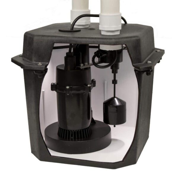 Everbilt 1/4 HP Pre-Plumbed Sink Tray System Sump Pump