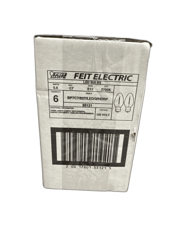 Feit Electric 7W C7 LED Night Light Bulb E12 Base Soft White 2700K (12-Pack) - Image 8