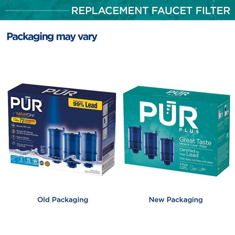 PUR PLUS Mineral Core Faucet Mounted Filters "Water Filter Cartridge" (1-Pack) - Image 9