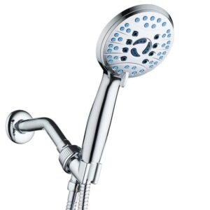 Unbranded 8-Spray Patterns 2.5 GPM 4.5 in. Wall Mounted Dual Shower Head