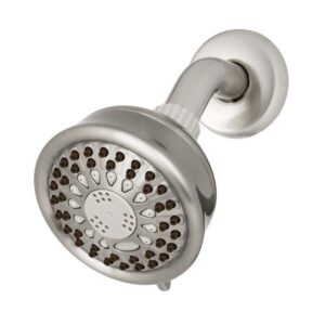 Waterpik 5-Spray 3.8 in. Single Wall Mount Low Flow Fixed Shower Head