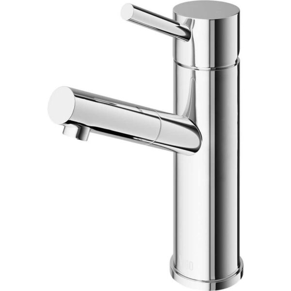 VIGO Noma Single Handle Single-Hole Bathroom Faucet in Chrome