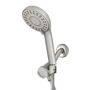 Waterpik 8-Spray Handheld Shower Head 1.8 GPM Wall Mount Brushed Nickel