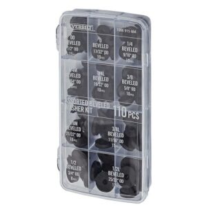 Everbilt Beveled Rubber Washer Pro Assortment Kit (110-Pieces)