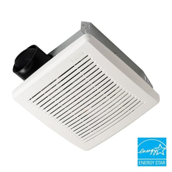 Broan-NuTone Economy 50 CFM Bathroom Exhaust Fan Wall or Ceiling Roomside