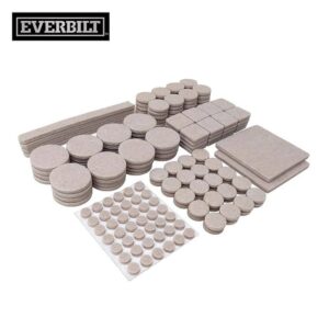 Everbilt Assorted Beige Furniture Pads for Hard Floors Value Pack 192 Piece