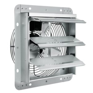 VEVOR 10 in Shutter Exhaust Fan 820 CFM Aluminum Wall Mount Vent Fan