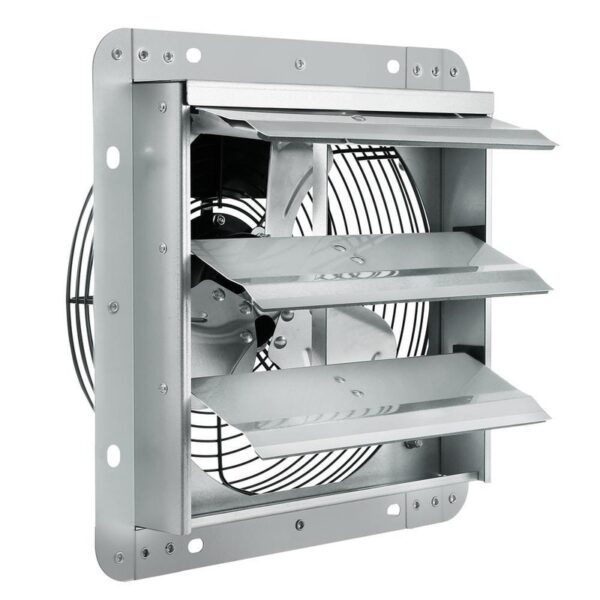 VEVOR 10 in Shutter Exhaust Fan 820 CFM Aluminum Wall Mount Vent Fan