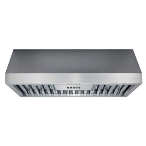NXR 30" 800 CFM Under Cabinet Stainless Steel Range Hood Stainless Steel Baffles